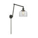 Large Bell 30 inch 60.00 watt Oil Rubbed Bronze Swing Arm Wall Light, Franklin Restoration