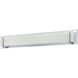 Aurora 14 Light 42 inch Chrome Vanity Light Wall Light in 7, Linen