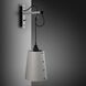 Hooked Wall Light in Stone / Smoked Bronze