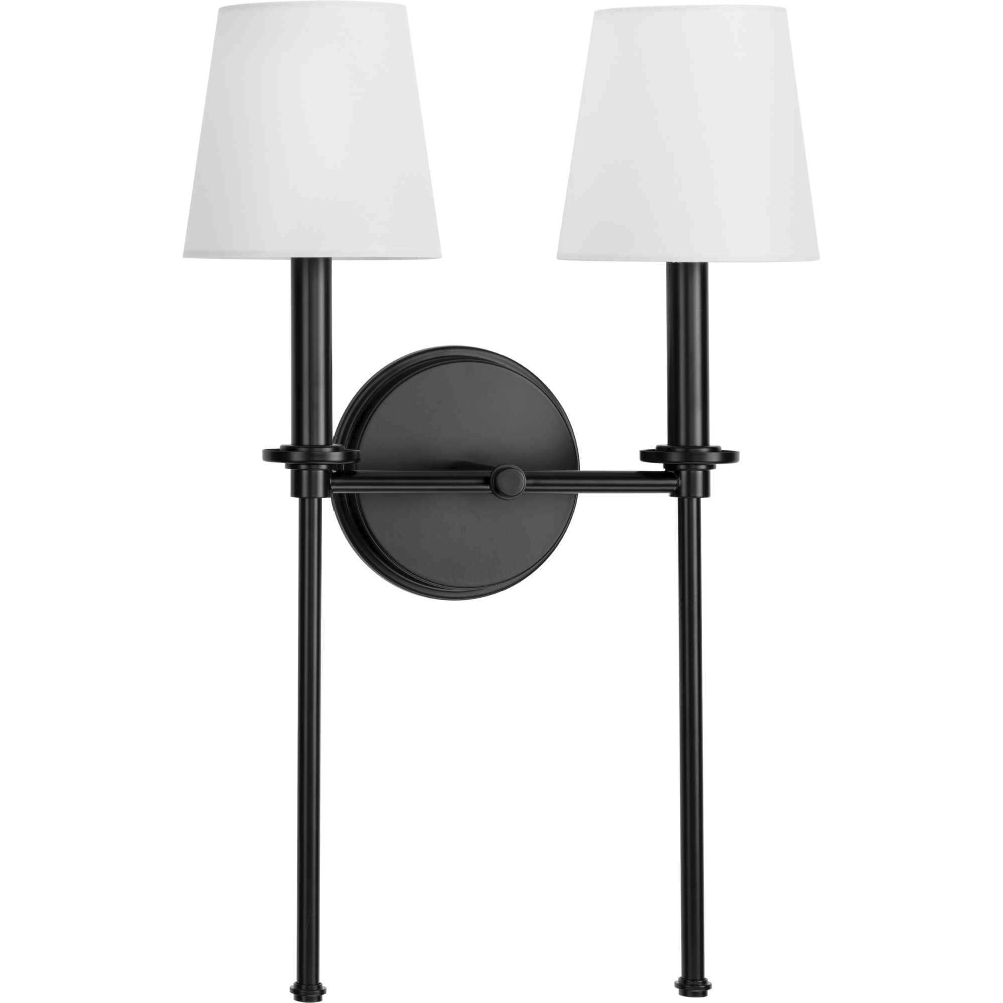 Elara 2 Light 4 inch Matte Black Wall Bracket Wall Light