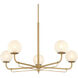 Whitehall 5 Light 38 inch Legacy Brass Chandelier Ceiling Light