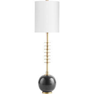 Sheridan 28 inch 100.00 watt Gold and Black Table Lamp Portable Light
