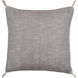 Braided Bisa 20 inch Gray Pillow Kit in 20 x 20, Square
