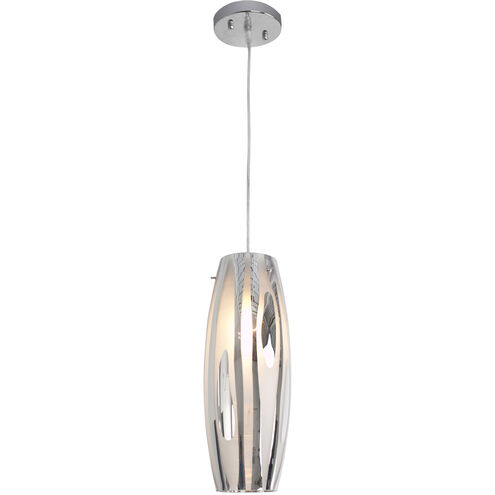 Chroman Empire 1 Light 6 inch Chrome Mini Pendant Ceiling Light