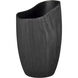 Scribing 10 X 6 inch Vase in Black