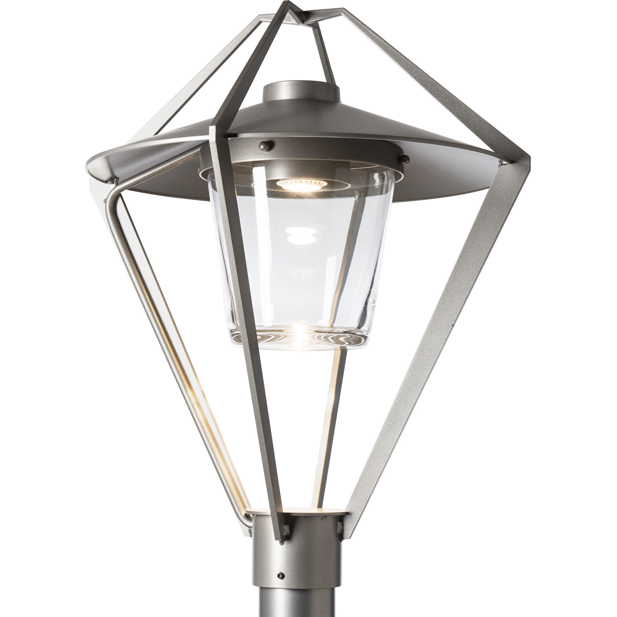 Stellar 1 Light 22.4 inch Coastal Burnished Steel Outdoor Post Light