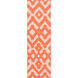 Paddington 63 X 39 inch Bright Orange, Ivory Rug