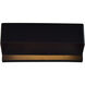 Lilliana LED 12 inch Black Wall Light