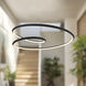 Ampersand LED 31.5 inch Black Pendant Ceiling Light
