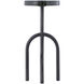 Grove 10.75 inch Black Nickel and Clear Drinks Table