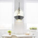 Perrier LED 5 inch Chrome Down Mini Pendant Ceiling Light