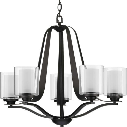 Kene 5 Light 27 inch Graphite Chandelier Ceiling Light