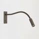 Leo 3.62 inch Bronze Interior Reading Light Wall Light