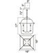 Tudor 5 Light 16 inch Satin Gold and Black Up Chandelier Ceiling Light