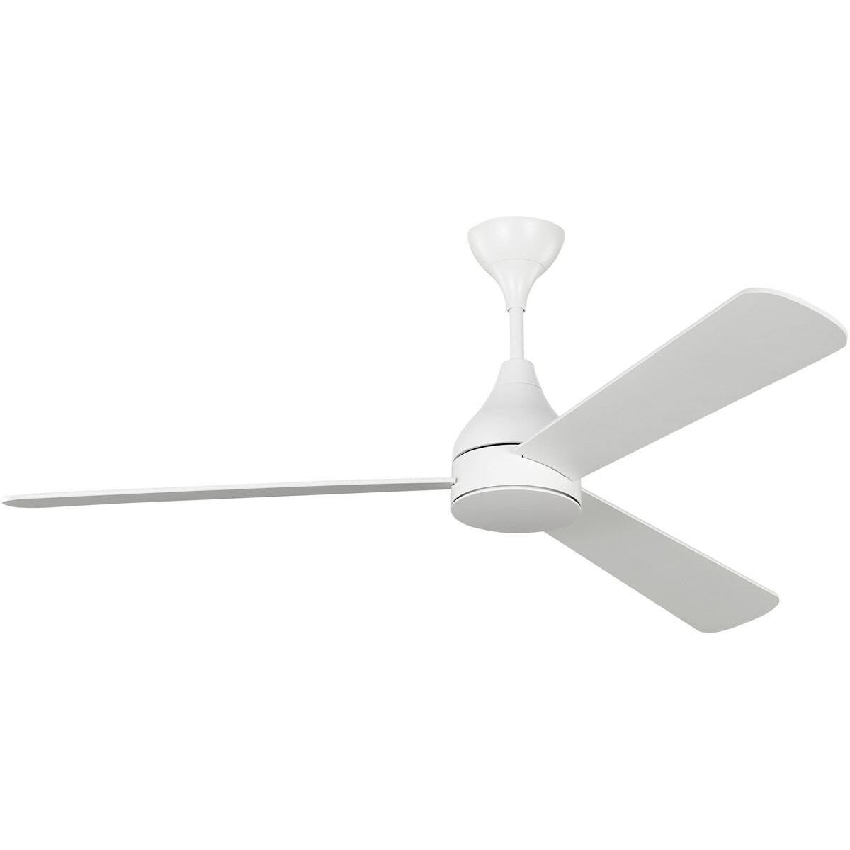 Streaming 60 inch Matte White Indoor/Outdoor Smart Ceiling Fan