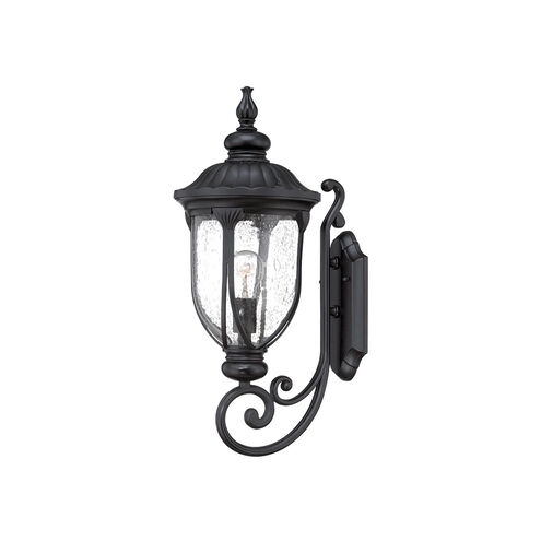Laurens 1 Light 23 inch Matte Black Exterior Wall Mount