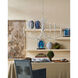 Santos Vintage Navy and Satin Brass and Barrett Dusk Armchair