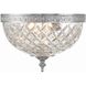 Radley 2 Light 10 inch Polished Chrome Flush Ceiling Light