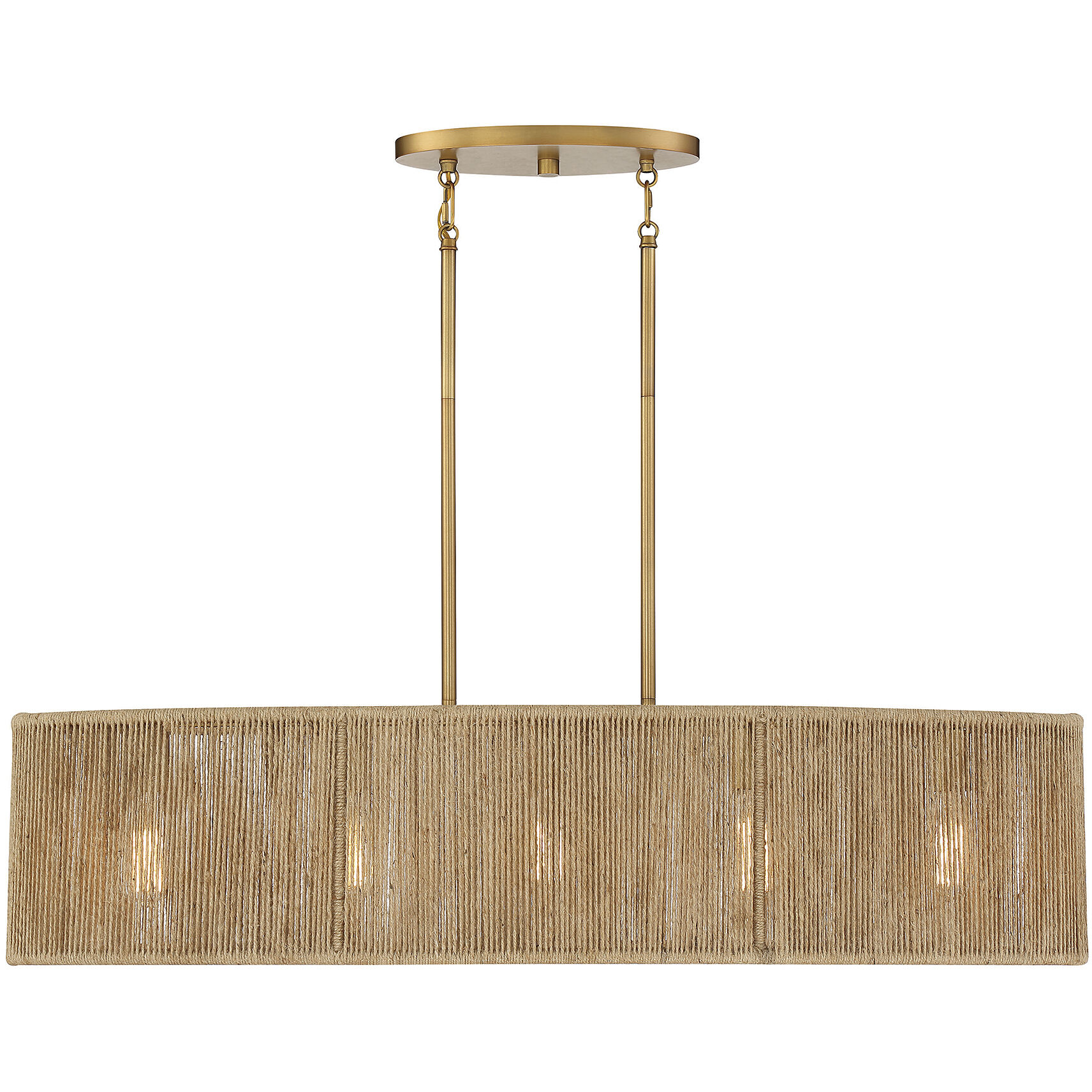 5 light linear chandelier deals
