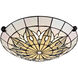 Annad LED LED 16 inch Black Flush Mount Ceiling Light