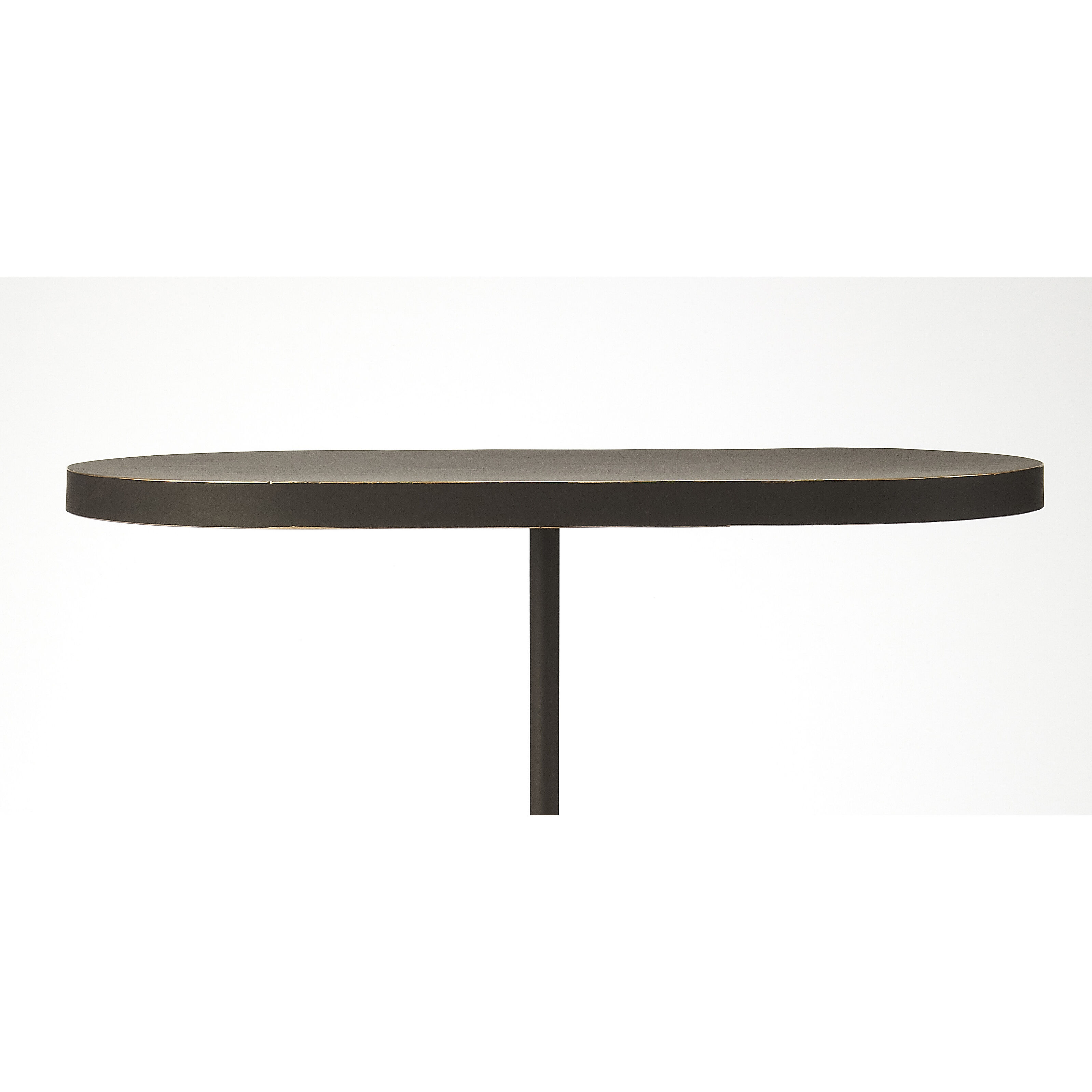 Metalworks Cleo  29 X 24 inch Black Gold Accent Table