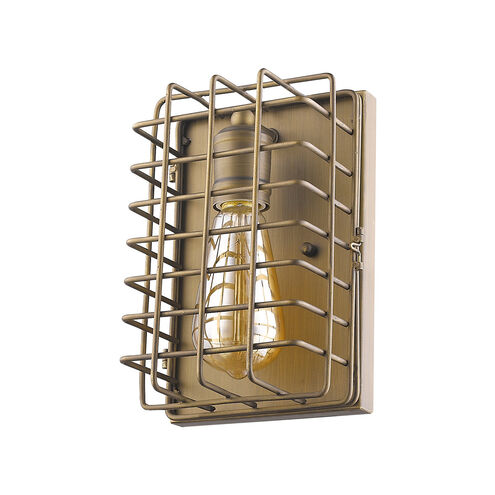 Lynden 1 Light 6 inch Raw Brass Sconce Wall Light