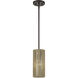 Acordia 1 Light 5.13 inch English Bronze Mini Pendant Ceiling Light