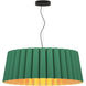 Renata 31.5 inch Light Petrol Pendant Ceiling Light in Light Petrol/Ash, 32 in, WEP Collection