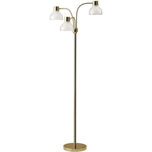 Presley 69 inch 40.00 watt Shiny Gold Floor Lamp Portable Light