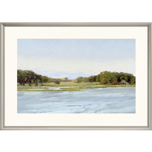 Waterside Collection Blue Framed Art