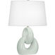 Fusion 27 inch 150.00 watt Celadon Table Lamp Portable Light