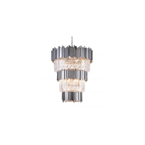 Canada 18 Light 28 inch Chrome Chandelier Ceiling Light
