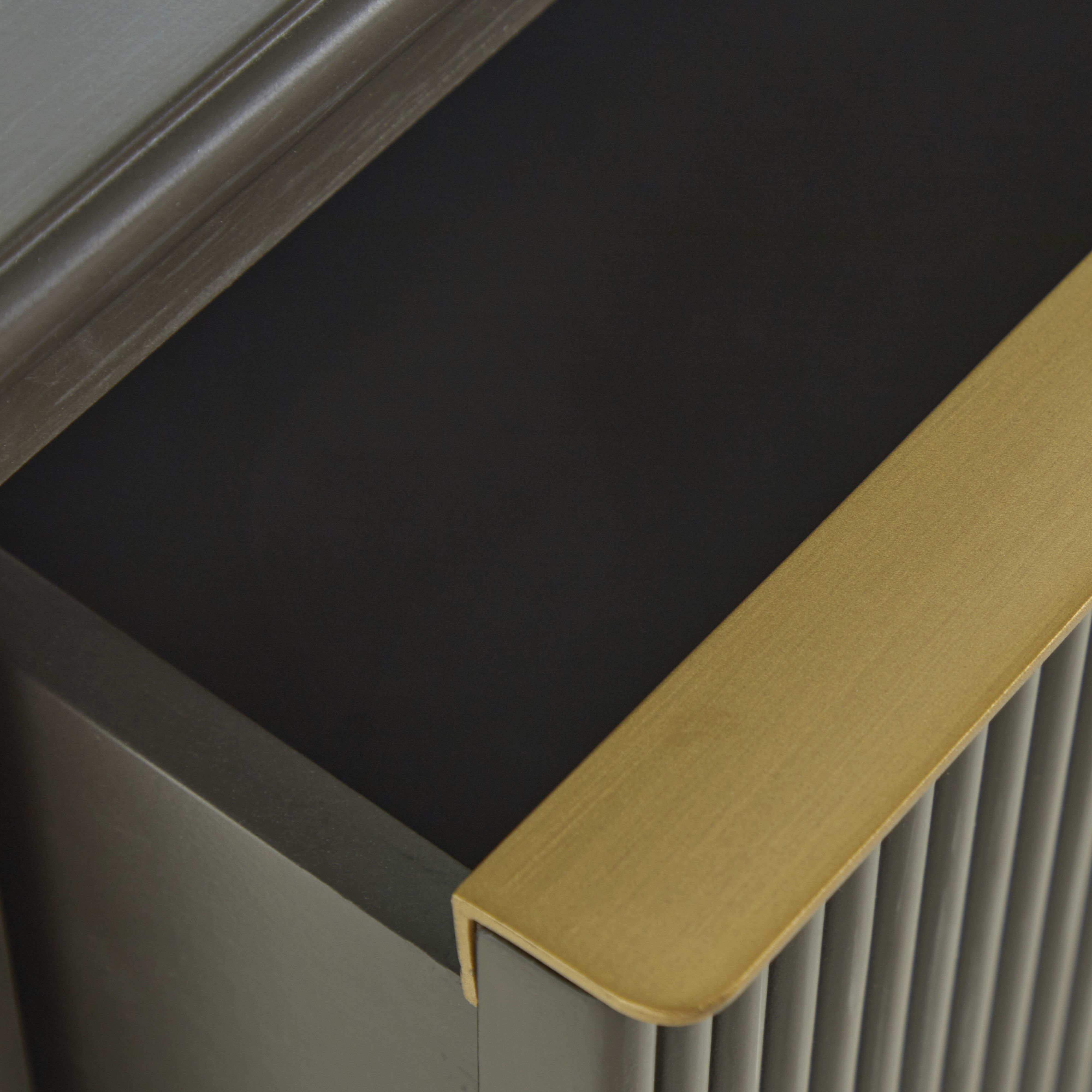 Riggs 38 X 32.75 inch Stained Gold and Sesame Black Nightstand