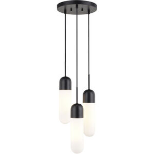 Thalia LED 10 inch Matte Black Pendant Ceiling Light