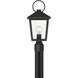 Parkside 1 Light 17.25 inch Sand Coal Outdoor Post Mount