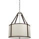 Bay Street 5 Light 22 inch White Chandelier Ceiling Light