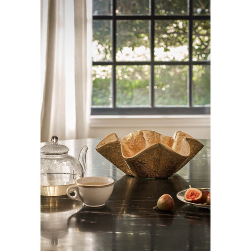 Pedicoat 13 X 4.75 inch Bowl in Brass, Large