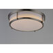 Rogue LED 17 inch Satin Nickel Flush Mount Ceiling Light