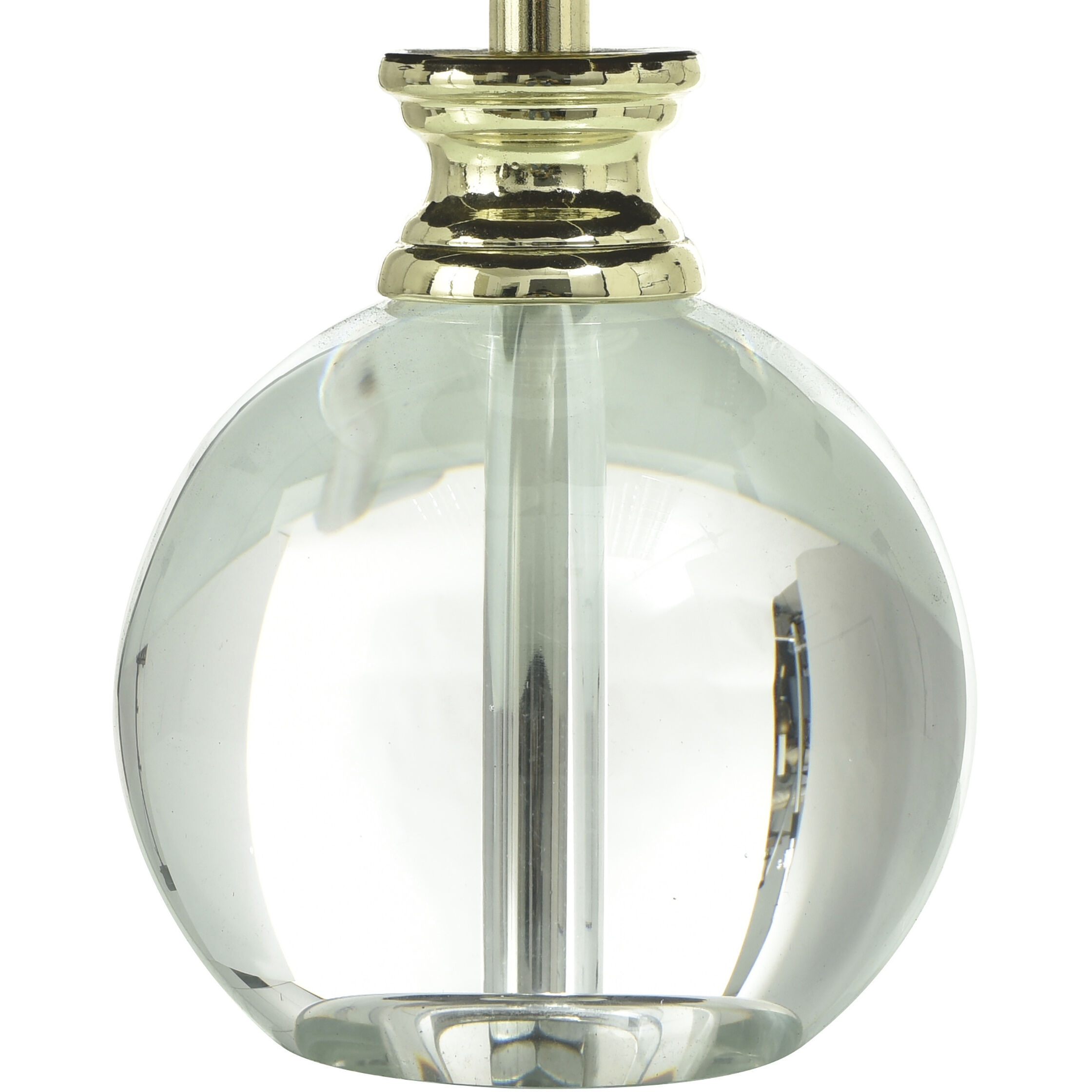 Beatrice 14 inch 40 watt Clear and Polished Gold Table Lamp Portable Light