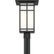 Grydton 1 Light 19.25 inch Dark Matte Black Outdoor Post Lantern