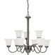 Riva 9 Light 32 inch Painted Bronze Chandelier Ceiling Light
