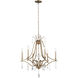 Laurel Estate 6 Light 26.75 inch Brio Gold Chandelier Ceiling Light