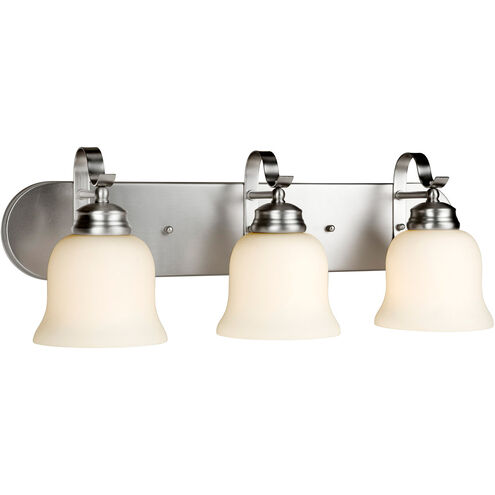 Aubrey 3 Light 24 inch Brushed Nickel Bath Bar Wall Light