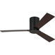 Rozzen 44 inch Midnight Black with Midnight Black/American Walnut Reversible Blades Indoor/Outdoor Ceiling Fan