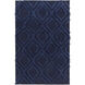 Kabru 36 X 24 inch Navy Rug