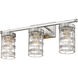 Archer 3 Light 25 inch Brushed Nickel Vanity Wall Light