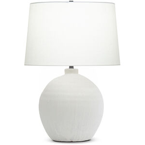 Trudelle 23.5 inch 150.00 watt White Table Lamp Portable Light