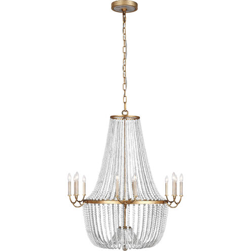 Marielle 12 Light 41.13 inch Antique Gild Chandelier Ceiling Light, Large