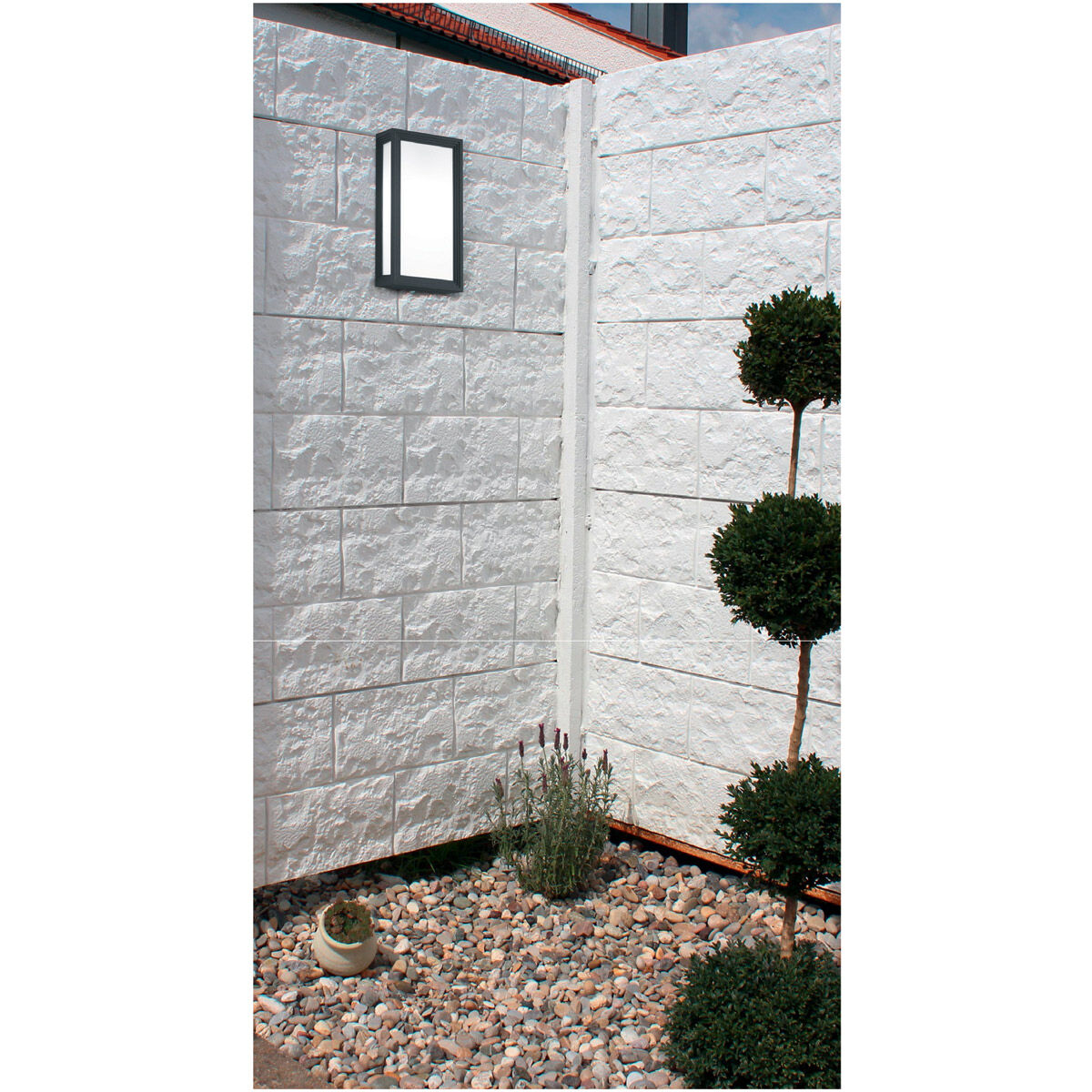 Timok 1 Light 11.25 inch Dark Grey Outdoor Wall Light