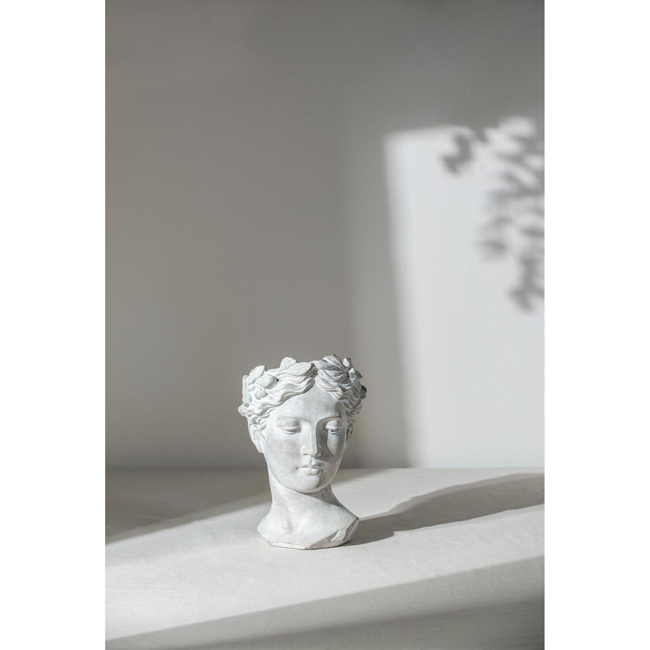 Visage White Wash Outdoor Vase